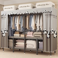 Wardrobe Household Assembly All-Steel Frame Vertical Durable Assembly Economical Bedroom Thickened W