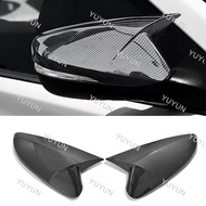 YY For HYUNDAI ELANTRA 2012-2015 carbon fiber pattern car side mirror cover trim,ELANTRA rearview mi