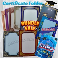Bundle Graduation Certificate Holder A4 Certificate Folder Fail Sijil Cover Sijil Holder Tempat Leta