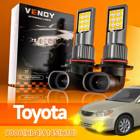 2pcs LED Fog Light Blub 9006 HB4 Lamp For toyota Camry 4Runner Corolla RAV4 Tundra Wish Hiace Alphar