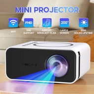 Mini projector WiFi 1080P high-definition movie viewing projector supports mobile screen sharing wit