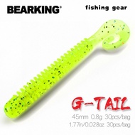 BEARKING Fishing Lure  45mm 0.8g 30pcs / bag G tail Soft Baits L1I3