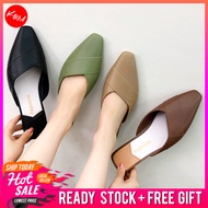 KM Women Minori DC High Heels Shoes Kasut Slip On Office Lady Perempuan [SH33163]