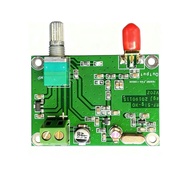 13.56 MHz Adjustable RF Signal Source-10dBm~10dBm 12V Power Supply for Pushing 45W Power Amplifier