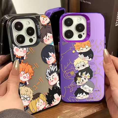 Handsome Cartoon Haikyuu Case for Samsung Galaxy S23 S24 S25 S22 Ultra S21 Plus FE A56 A36 A26 5G A1