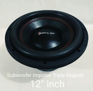 promo.!! Subwoofer Impulse Triple Magnet 12 inch Double Coil murah