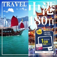 【180日】【中國內地、香港】(1GB)  鴨聊佳 5G全速本地上網卡數據卡SIM咭