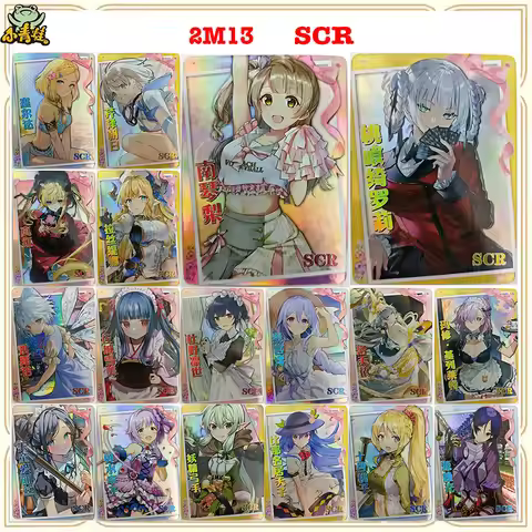 Anime Goddess Story 2M13 SCR Luo Tianyi Mash Kyrielight Premium Flash Card Collectible Card Boy Game