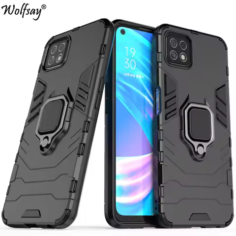 For Oppo A73 5G Case Armor Magnetic Suction Stand Full Edge Cover For Oppo A73 5G Case For Oppo A73 