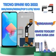 LCD TECNO SPARK GO 2022 / POP 5 LITE POP 5 PRO KG5 KG5H KG5M BD4 BD4A BD4I BD4J FULLSET TOUCHSCREEN