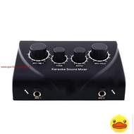 Karaoke Echo Mixer Karaoke speaker Mixer Black PC TV DVD Karaoke system