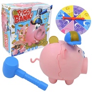 Exploding Pig Board Game Knock Beating Coin Toy Group Health Multiplayer Knocking Hammer Tik Tok Pink Piglet Piggy Bank