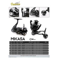 Opass mikasa spinning fishing reel