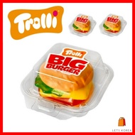 [Trolli] BIG!!!!! Burger Jelly Big Burger 50g / Mini Burger Jelly 10g × 5pcs Fruity Gummy Candy Part