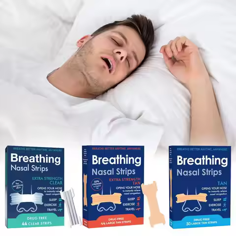 Breath Nasal Strips Breathe Right Nasal Strips Extra Strength Tan Nasal Strips Better Sleep Non-Inva