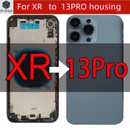 housing For XR Like 13 Pro Housing XR Up To 13 Pro BackShell, DIY XR Conver to 13 Pro Back Cover Hou