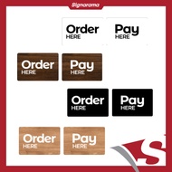 ORDER – PAY HERE SIGN (2)
