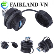 Waterproof USB Connector USB 3.0 Waterproof Dual Female Fire Resistance