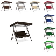 HAPPY TIME-Sunshade for Swing Pew 2/3 Seater Garden Swing Chair Cover Polyester Taffeta Waterproof C