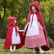 [New Store Promotion] New Style Fairy Tale Little Red Riding Hood Costume Halloween Drama Stage Perf