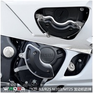 Big Promotion Suitable for Yamaha R3 R25 MT03 MT25 Modified Engine Shock-resistant Side Cover Engine