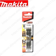 Makita A-59570 PH2 Magnetik 1/4" Bit Silang Kilasan (Kepala Berganda) Set A-59570 Batang Heksagon NZ