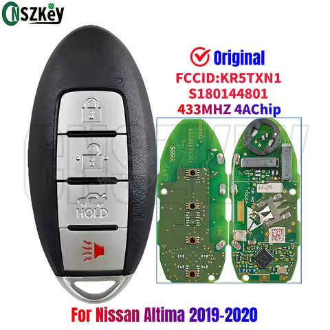 CNSZKey FCC ID:KR5TXN1 S180144801 285E3-6CA1A Original Smart Remote Key For Nissan Altima 2019-2020 