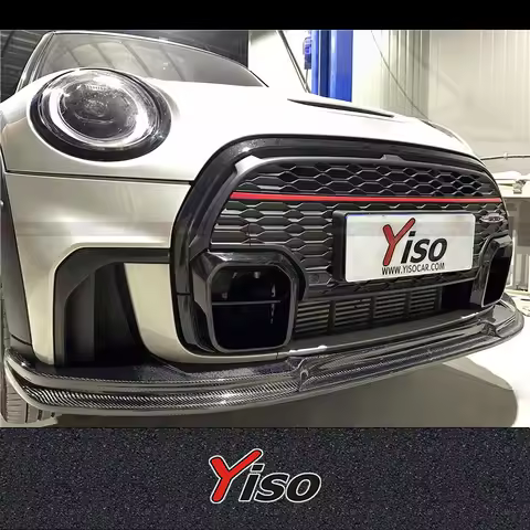 Suitable for 2022 MINI F55 F56 JCW Carbon fiber Modified encirclement Front Spoiler 2022MINI F55 F56