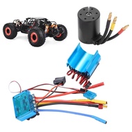 calinodesign RC Brushless Motor Set3650 80A ESC Heat Sink SetRC 3650 Set 2300KV 4 Poles Combo 1/10