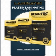 Laminatetec Plastic Laminating FIlm A4 F4/ A3+ Glossy/ 100 Mics 100 PCS