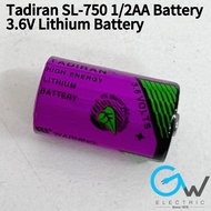Tadiran SL-750 1/2AA Battery 3.6V Lithium Battery