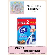 Vinda Deluxe Soft Pack Kitchen Towel (6+2 x 80's)/(6 x 80's)/Multi-Purpose Hanging Kitchen Towel (18