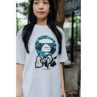 AAPE Moonface Logo Tee White Original Authentic Aape T-Shirt/