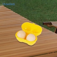 [Shamjina] 2 Grid Egg Holder Protection Eggs Tray for Picnics Outdoor Activities Travel