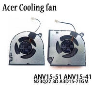 Laptop CPU GPU Cooling Fan For ACER Nitro V 15 ANV15-41 ANV15-51 Aspire 3D A3D15-71GM N23Q22 FSOS FS