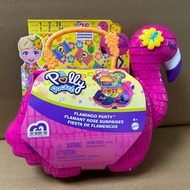 Mini Polly Flamingo Party HGC40 Birthday Countdown POLLYPOCKET Pocket Girl Play House Toys