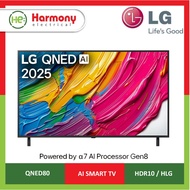 LG QNED AI QNED80 4K UHD Smart TV 50" 55" 65" 75" 86" 86QNED80ASA / 75QNED80ASA / 65QNED80ASA