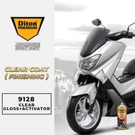DITON OREMIUM 9128 (1) CLEAR GLOSS+ACTIVATOR 400ML SPRAY TIN