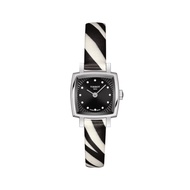 Tissot lovely flexible silver zebra strap t0581091705600 women's watches