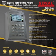 Soyal Graphic Display Multi-Function Controller Door Access Reader with Keypad + RFID EM Card [ Model:AR-727-EBR ]