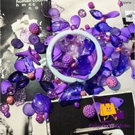 UNGU Purple Gado Gado Beads | Mote Gado Gado Purple Aesthetic Per (30 grams)