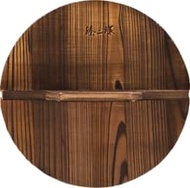 ZhenSanHuan Natural Wooden Wok lid/Cover Kitchen Tool, Pot Cover Lightweight Handcrafted Wooden Kitc