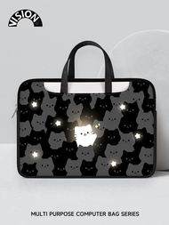 VISION Flash Cat Laptop Bag Ladies Portable Suitable for Apple macbook 15: 20 cm Shin-Chan air13.3 H