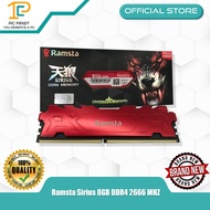 Ramsta (8GB DDR4 2666 MHZ) Sirius, Random Access Memory (Ram), Desktop, U-DIMM