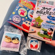 兩件💕蠟筆小新 留言板 memo 睡衣 瞓覺 小葵 合盒  扭蛋 抽賞 盲盒 擺設 玩具 模型 可換任何款🙏 超市 蠟筆小新 刺繡  帆布 襟章 扣針 Sato Kokonokado 佐藤九日堂 超級