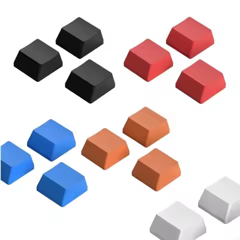 XXUD 10PCS Non Engraved Keycap Thickened PBT OEM Height Keycaps Set Dye-Subbed Supplementary Keycaps
