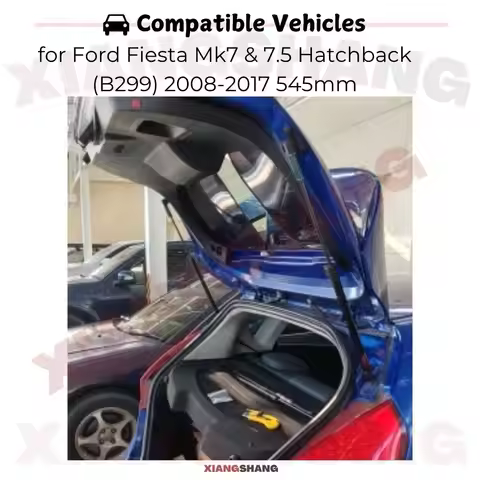 Auto Pop-Up Trunk Struts for Ford Fiesta Mk7 7.5 Hatchback B299 2008-2017 545mm Automatic Opening Ga