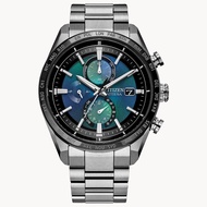 Citizen Attesa Blue Dial Silver Super Titanium Strap Men Watch AT8188-64L