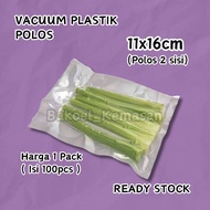 Plain Vacuum Plastic 11x16 cm Plastic Vacuum Bag 11 x 16 cm