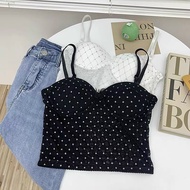 High Quality Design Padded Mesh Two-Strap Bra - Under 53kg